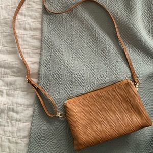 Dark Camel Crossbody purse
